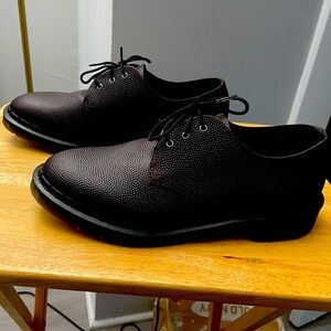 Men Dr. Martens 1461 Pebble Grain Leather Oxblood 10